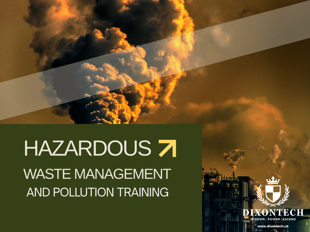 HAZARDOUS WASTE MANAGEMENT AND POLLUTION CONTROL